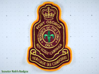 1993 Fort George Scout Campaign (Chenille)